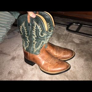 cowboy multicolor boots round toed from rose’s